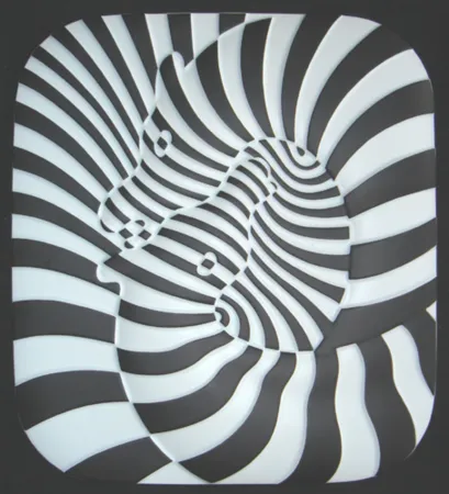 Keramiek Vasarely - Zebra Ceramique