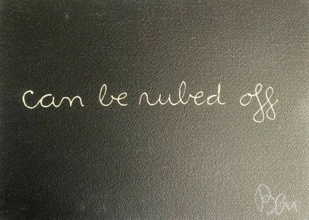 Zeefdruk Vautier - Can be ruled off