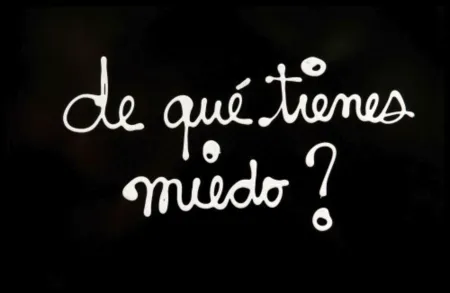 Zeefdruk Vautier - De qué tienes miedo?