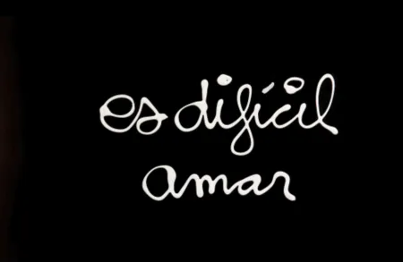 Zeefdruk Vautier - Es difícil amar
