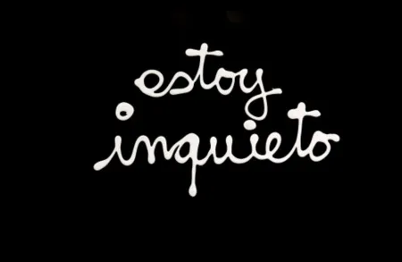 Zeefdruk Vautier - Estoy inquieto
