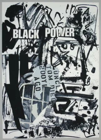 Lithografie Vedova - Black power
