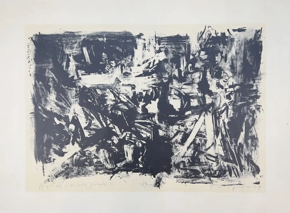 Lithografie Vedova - Dal ciclo della protesta - n. 9