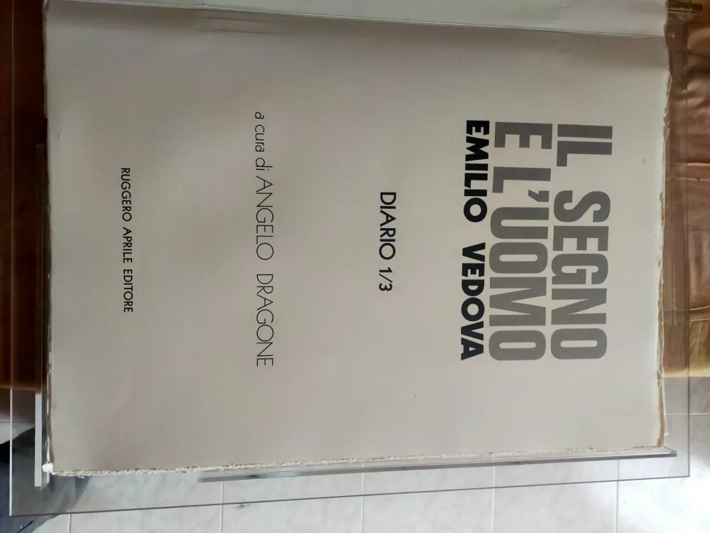 Ets En Aquatint Vedova - Il segno e l'uomo DIARI 1/3 