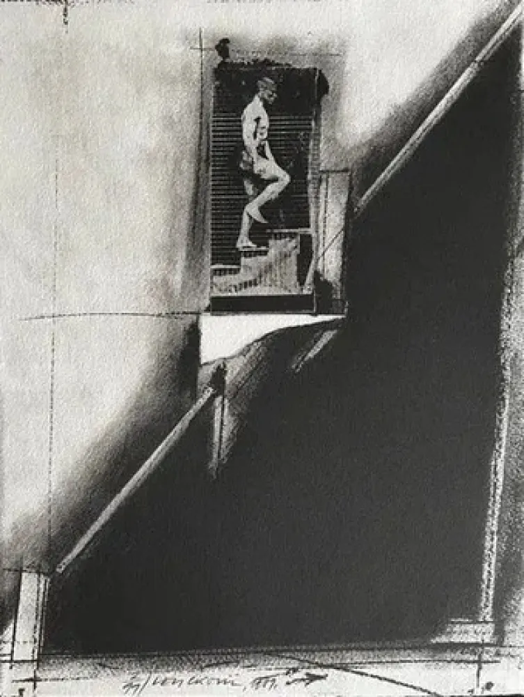 Lithografie Velickovic - Composition 