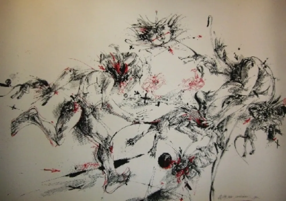 Lithografie Velickovic - Fig MII