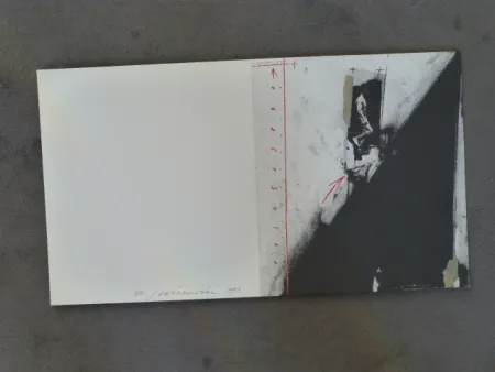 Lithografie Velickovic - Homme debout 