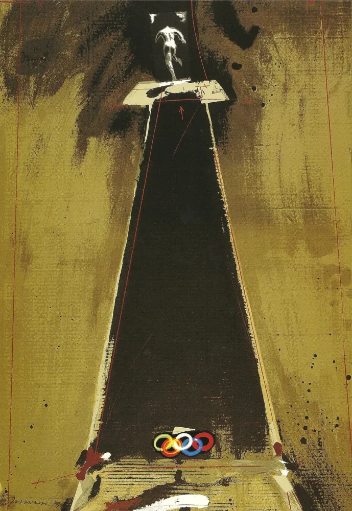 Lithografie Velickovic - JO BARCELONE 1992