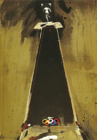 Lithografie Velickovic - JO BARCELONE 1992