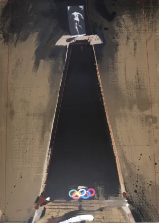 Zeefdruk Velickovic - Podium