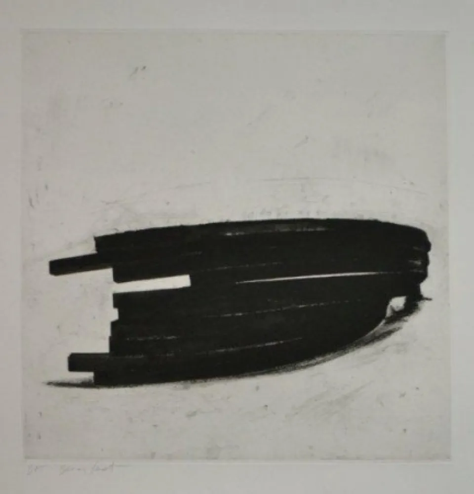Ets En Aquatint Venet - COMPOSITION 2