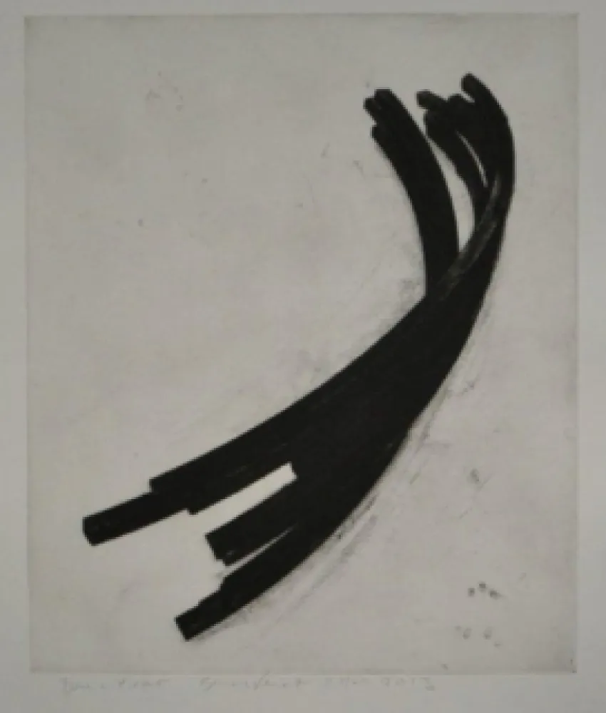 Ets En Aquatint Venet - COMPOSITION 3