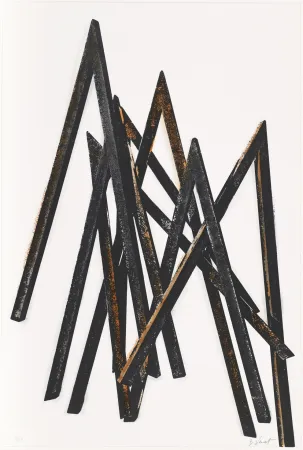 Zeefdruk Venet - Untitled I (Angels)