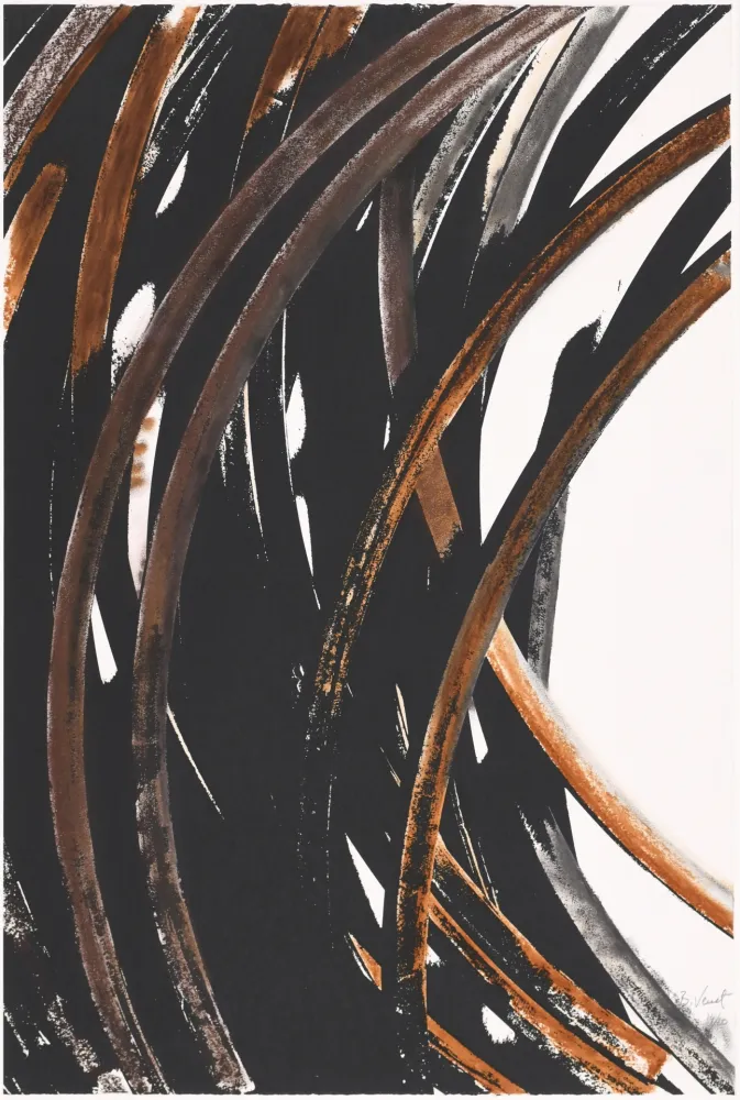 Zeefdruk Venet - Untitled V (Arcs)