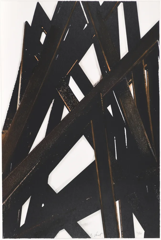 Zeefdruk Venet - Untitled VIII (Angles)