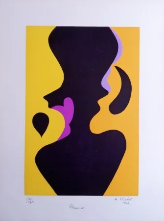 Lithografie Verdet - Pomone