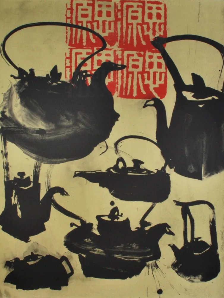 Lithografie Verdier - Adieu XXème