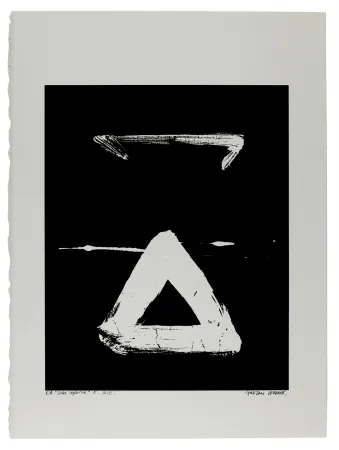 Zeefdruk Verdier - Etude du sedes sapientiae, étude n°7