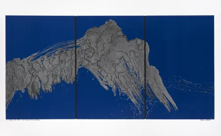 Zeefdruk Verdier - Montagne Sainte-Victoire, depuis le plateau de Bibémus, la nuit