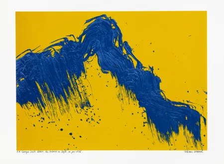 Zeefdruk Verdier - Montagne Ste Victoire  des Venturiers au Cengle