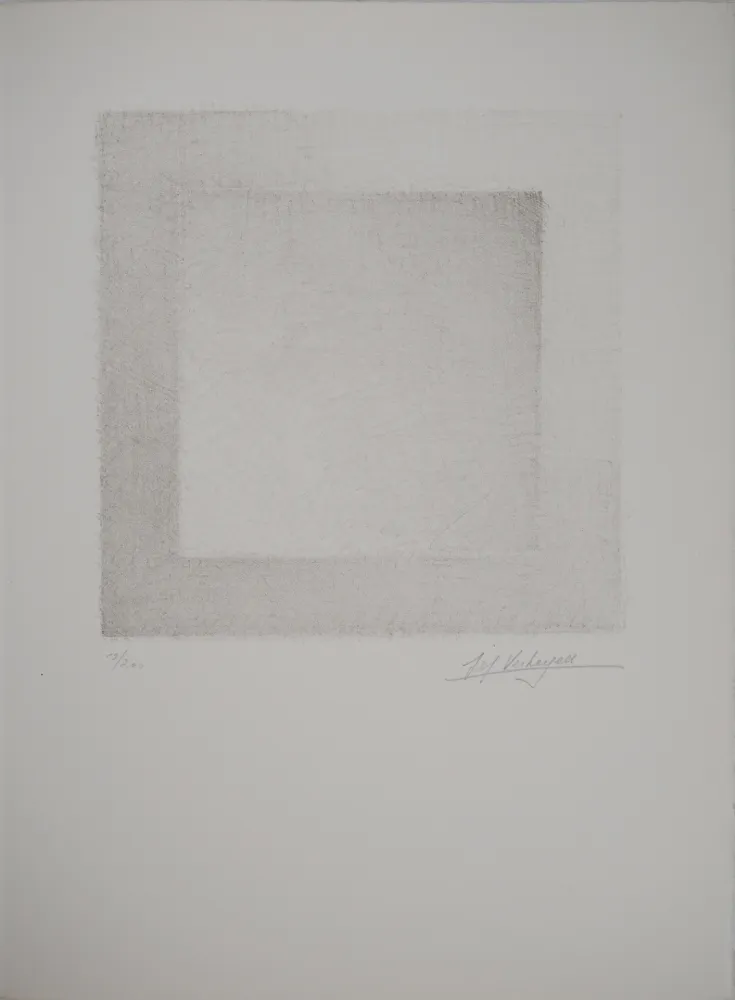 Lithografie Verheyen - Carrés 