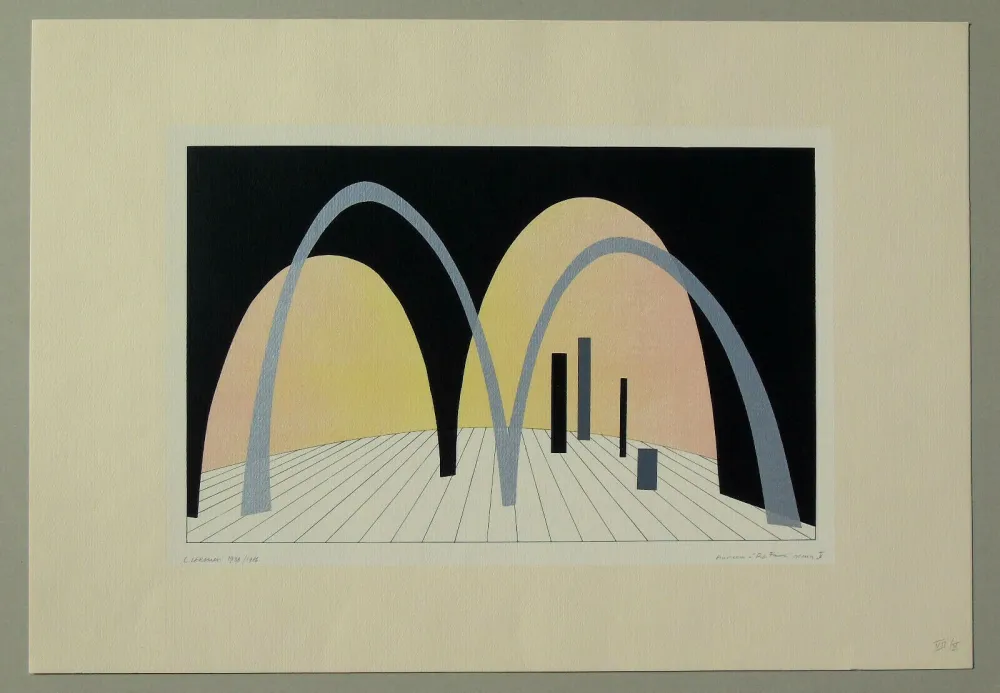 Lithografie Veronesi - Teatro 2 (tavola B)