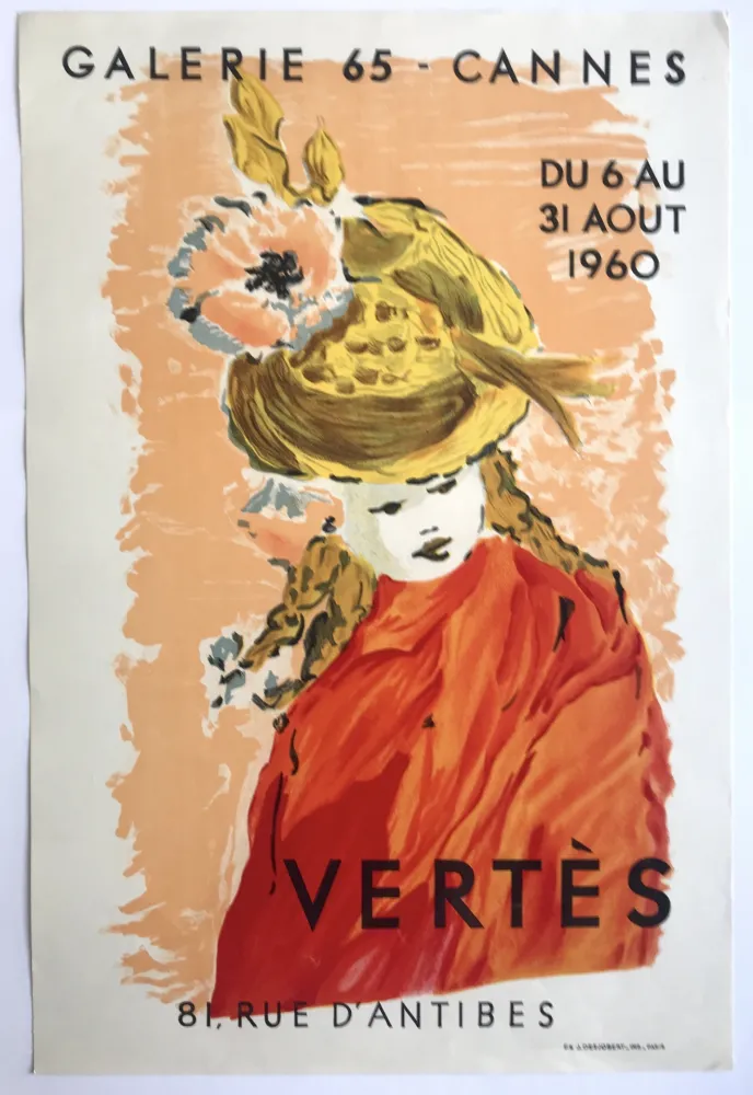 Lithografie Vertes - Galerie 65 Cannes
