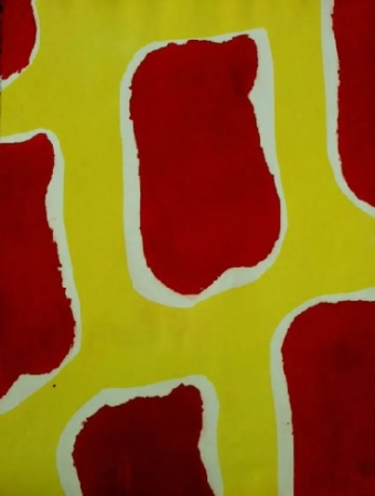 Aquatint Viallat - Composition