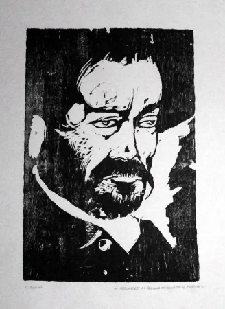 Houtsnede Viani - Capitano di mare