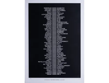 Zeefdruk Vidor - Art history (Part One) première version 