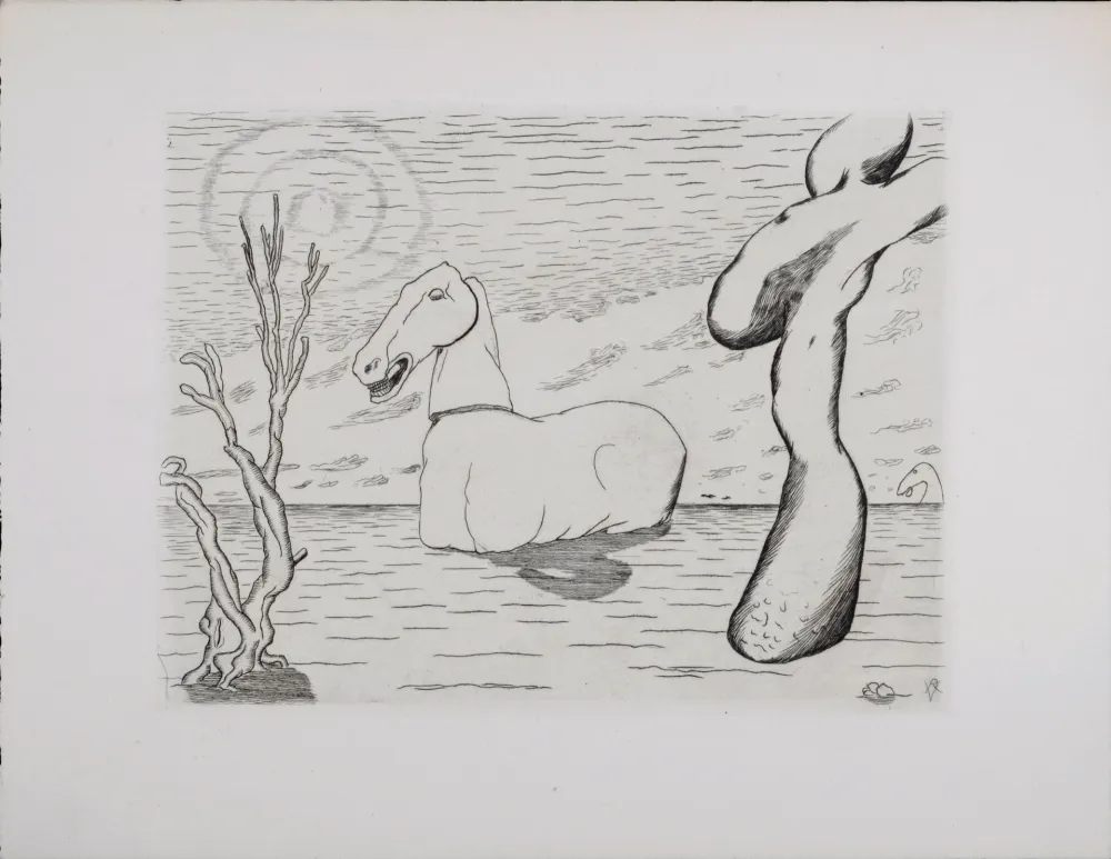 Ets Vieillard - Cheval surréaliste, 1946