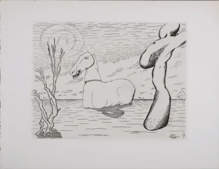 Ets Vieillard - Cheval surréaliste, 1946