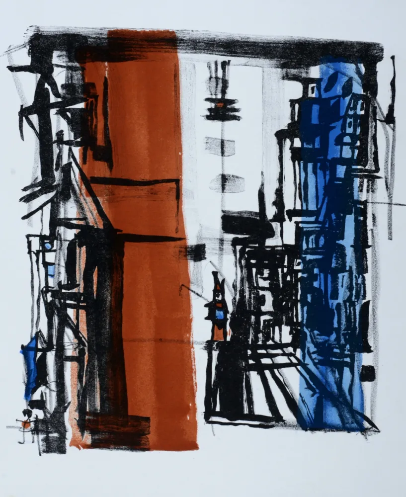 Lithografie Vieira Da Silva - Bellini, 1977