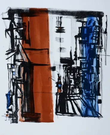 Lithografie Vieira Da Silva - Bellini, 1977