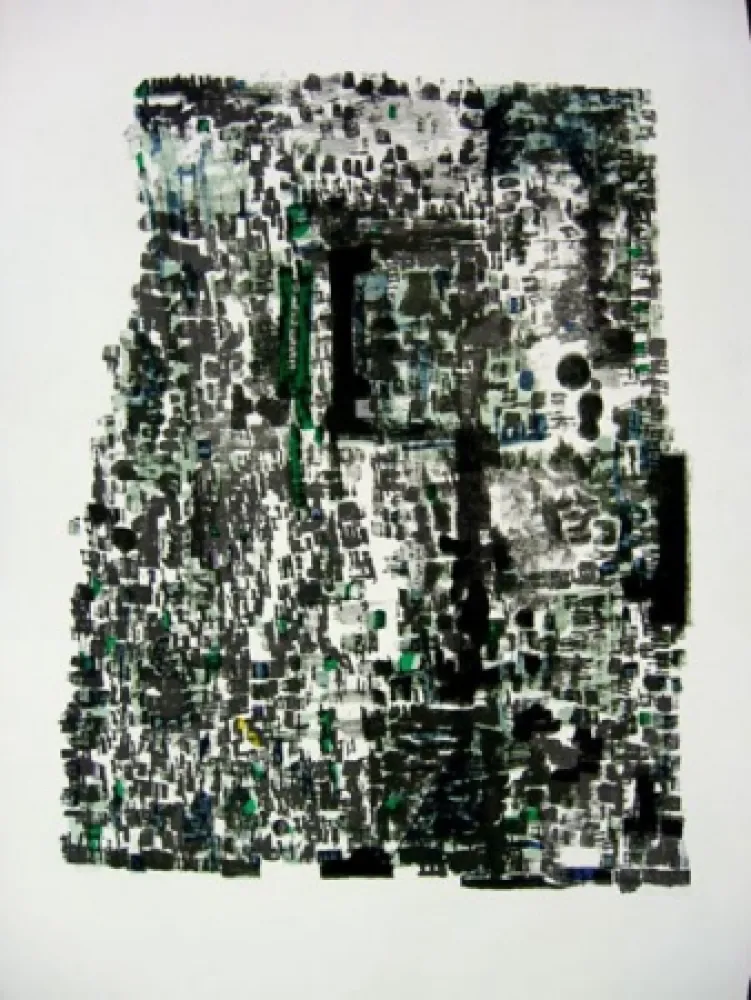 Lithografie Vieira Da Silva - GROTTES