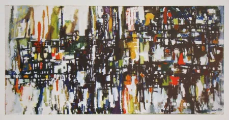 Heliogravure Vieira Da Silva - Jardin - 1955
