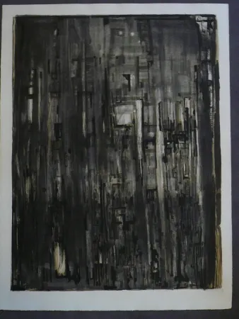 Lithografie Vieira Da Silva - La nef