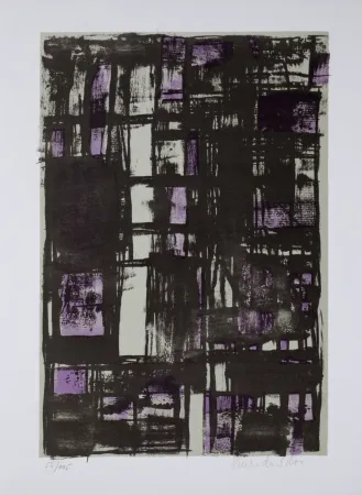 Lithografie Vieira Da Silva - Les Souris, 1978 - Hand-signed