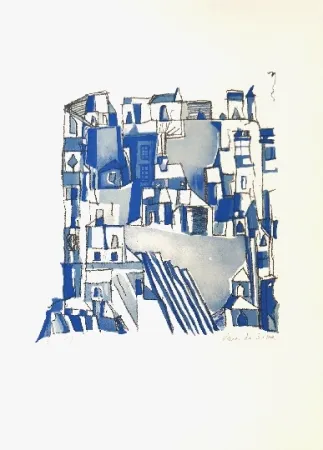 Lithografie Vieira Da Silva - Sans titre 6