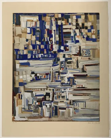 Lithografie Vieira Da Silva - Untitled