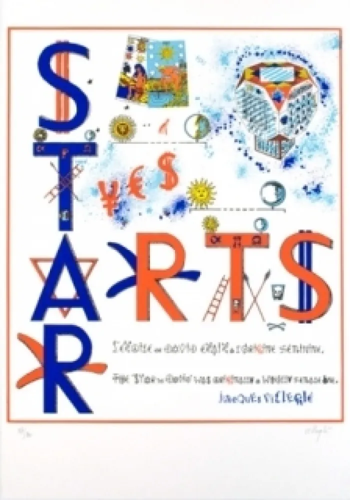 Zeefdruk Villeglé - Arts stars