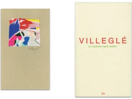 Geïllustreerd Boek Villeglé - L'Art en écrit