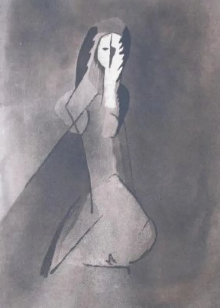 Ets En Aquatint Villon - La Dame Espagnole
