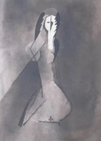 Ets En Aquatint Villon - La Dame Espagnole