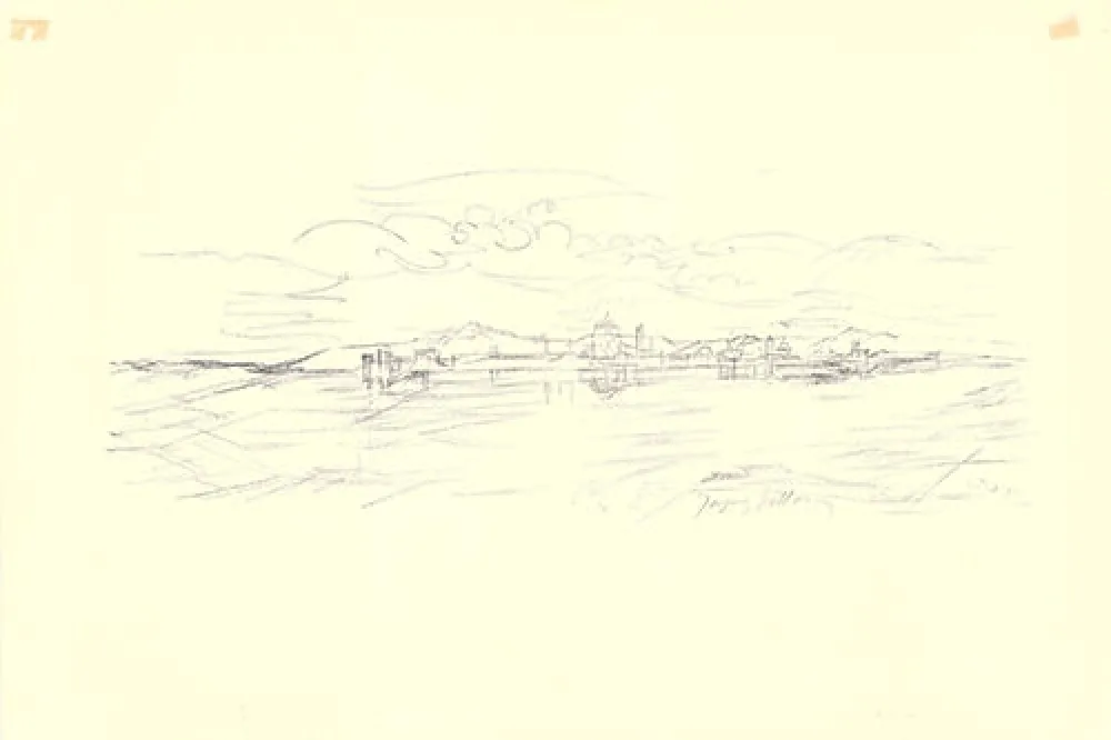 Lithografie Villon - Mantoue (Mantua, Italy)