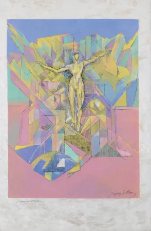 Lithografie Villon - Prométhée délivré, 1960