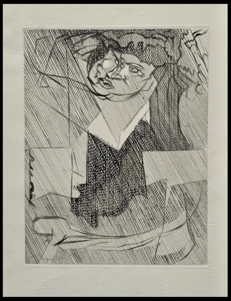 Ets Villon - Tête de femme 