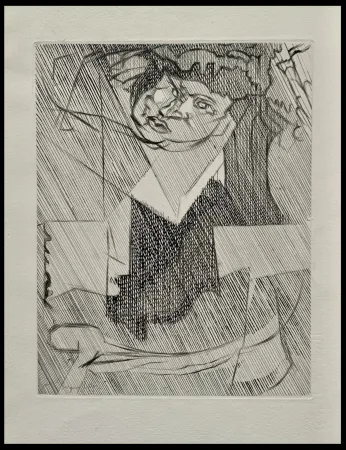 Ets Villon - Tête de femme 