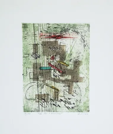 Ets En Aquatint Visat - Le Port d'amiens