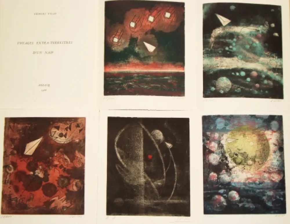 Geïllustreerd Boek Visat - Voyages extra-terrestres d'un naïf